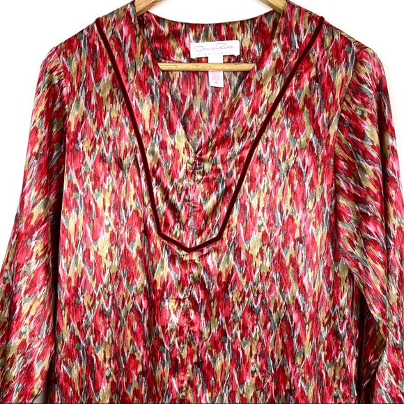 Oscar De La Renta Caftan Loungewear Maxi kaftan - Picture 2 of 8